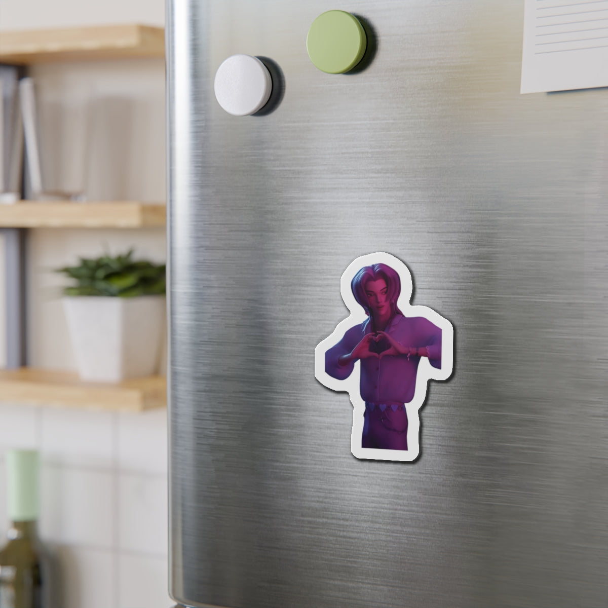 Kpop Demon Hunters Saja Boys Romance Saja Heart Magnet