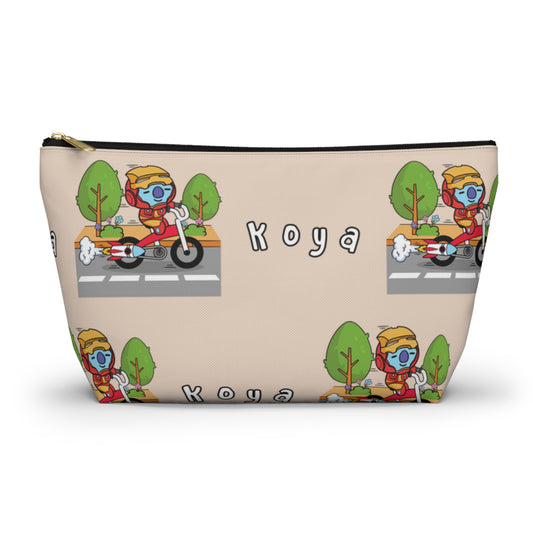 BT21 Koya Beige Pattern Travel Bag