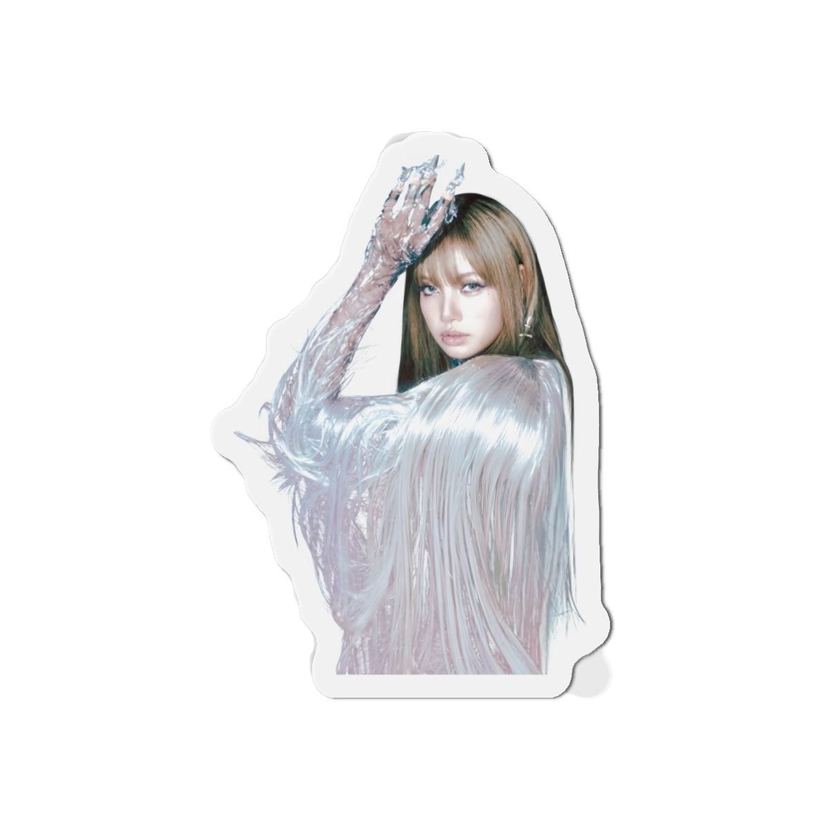 Lalisa Manoban Blackppink Gift for Lisa Fans Lillies Magnet Design 5