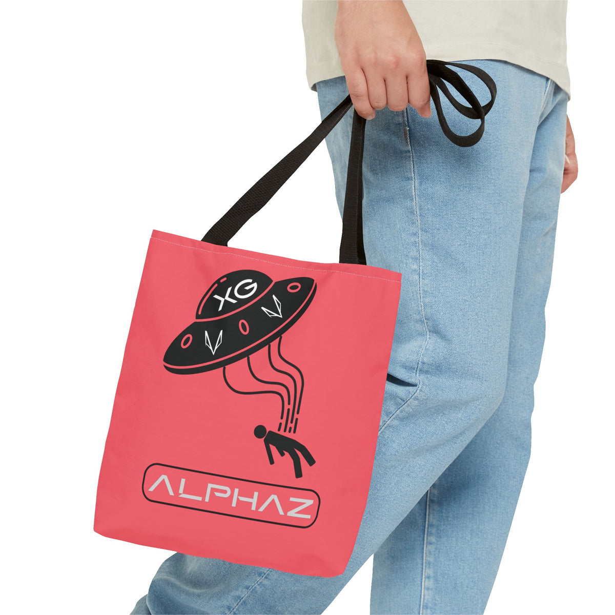 Red Maya XG Spaceship Tote Bag Design 2