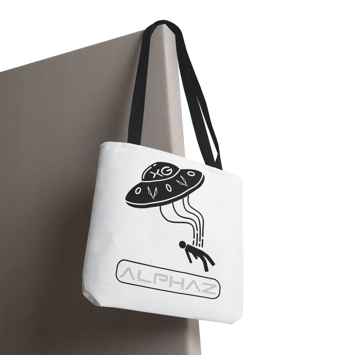 White Jurin XG Spaceship Tote Bag Design 8