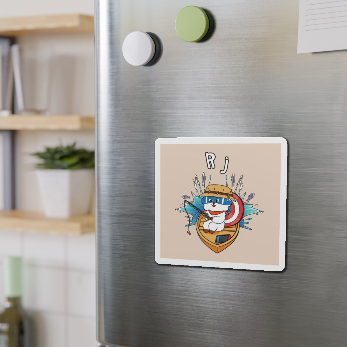 BT21 RJ Beige Magnet