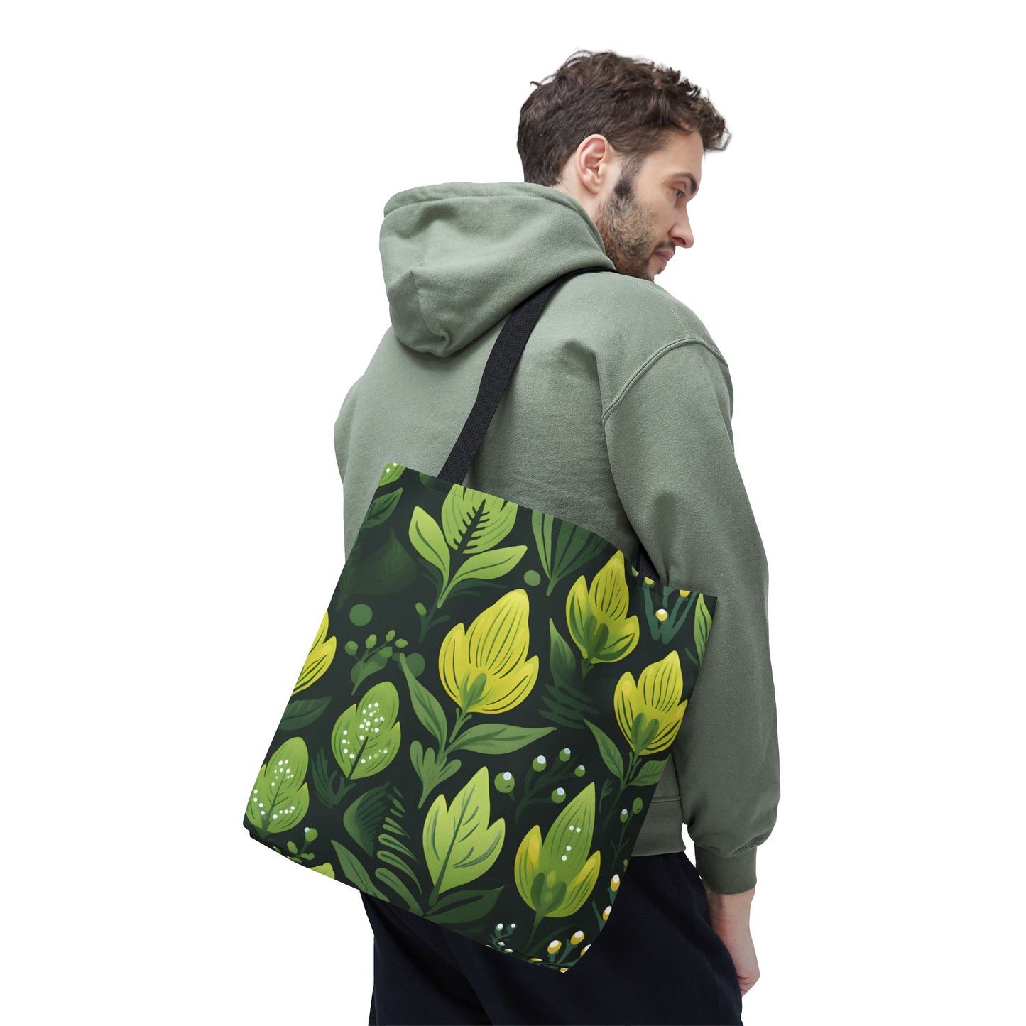 Plant Pattern Tote Bag Design 8