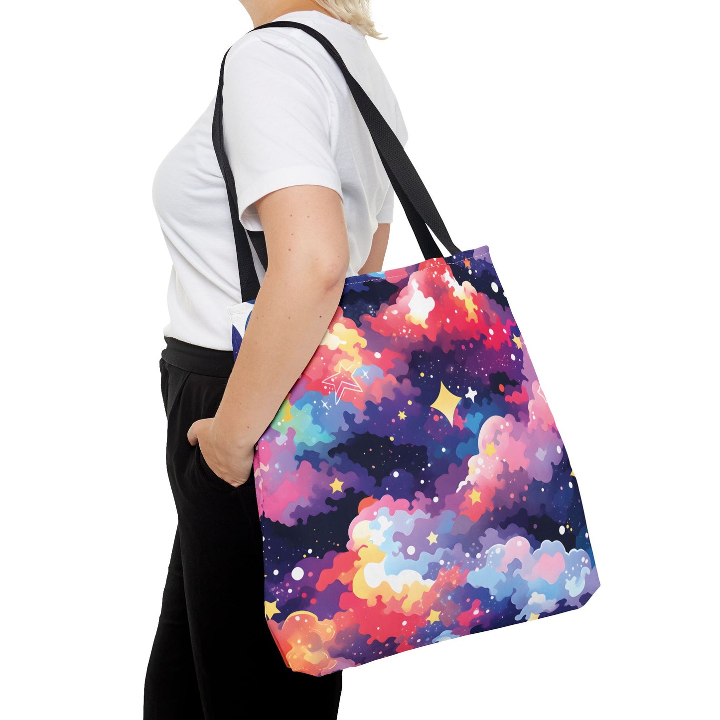 Colorful Space Pattern Tote Bag Design 3
