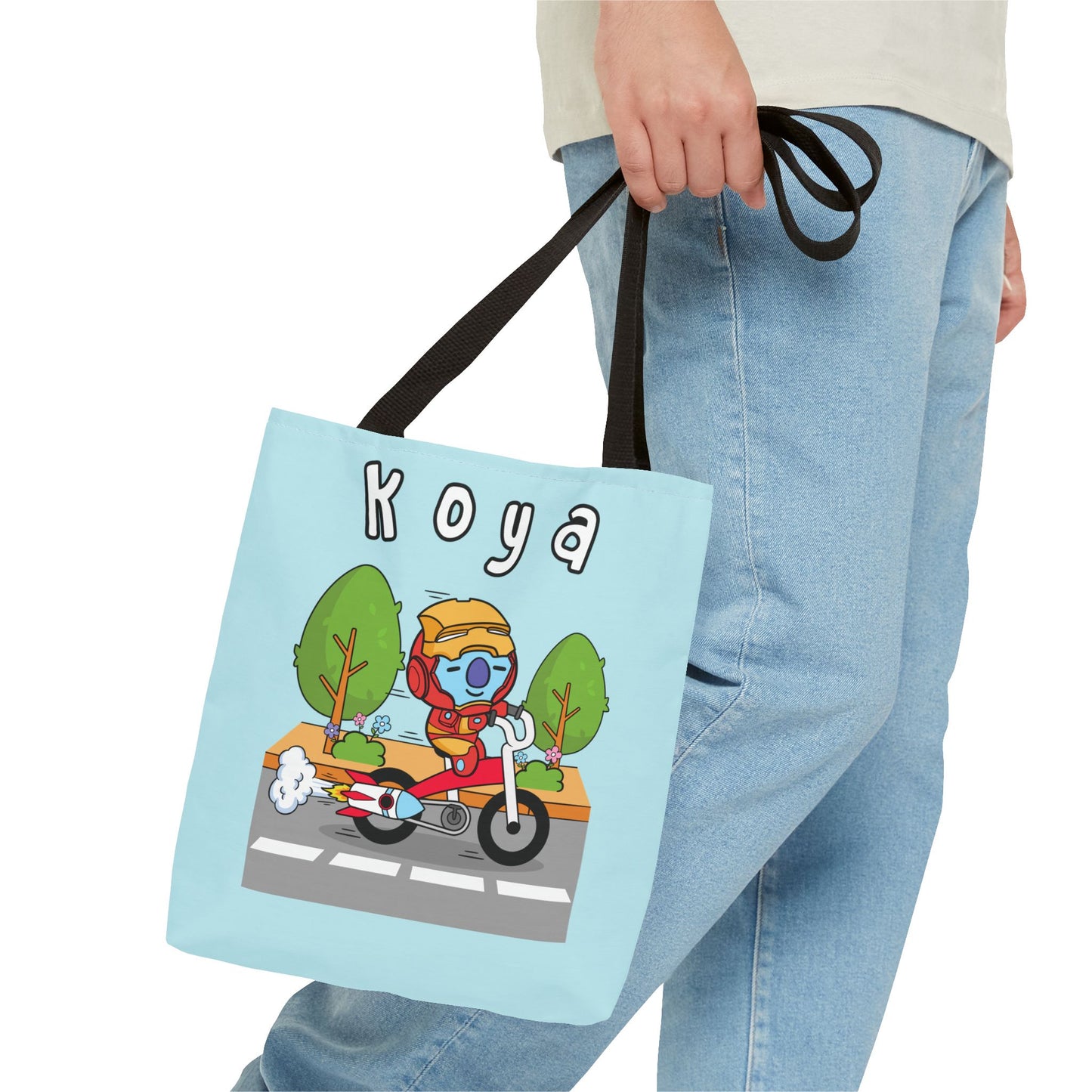 BT21 Koya Blue Tote Bag Single Design