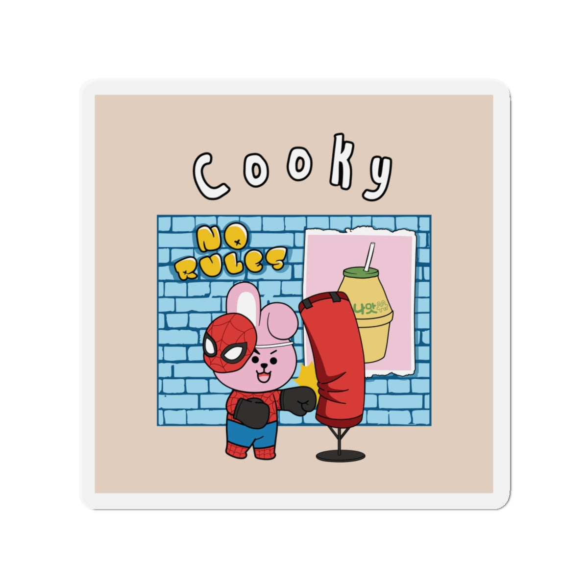 BT21 Cooky Beige Magnet