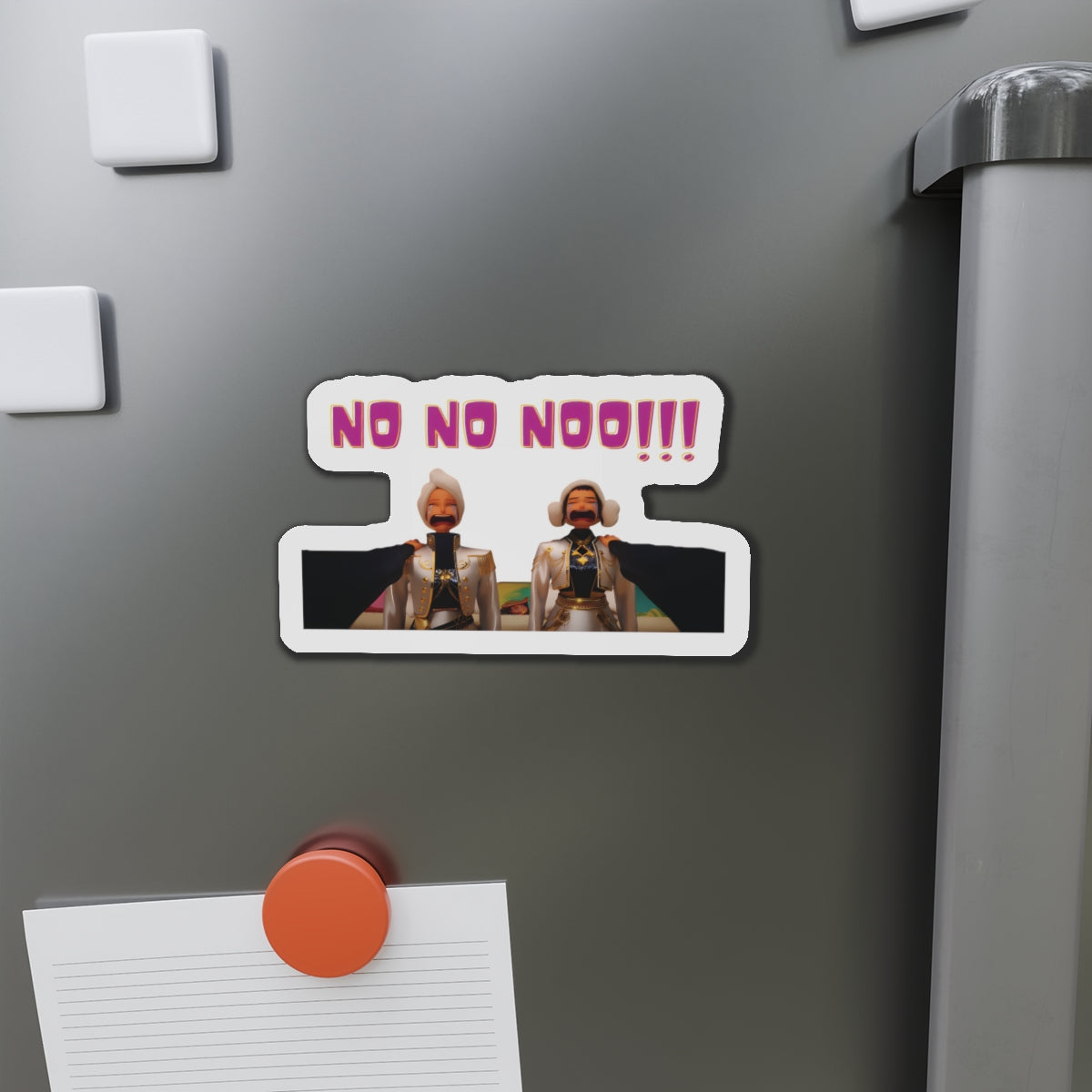 Kpop Demon Hunters Huntrix Mira And Zoey Couch No No No Magnet