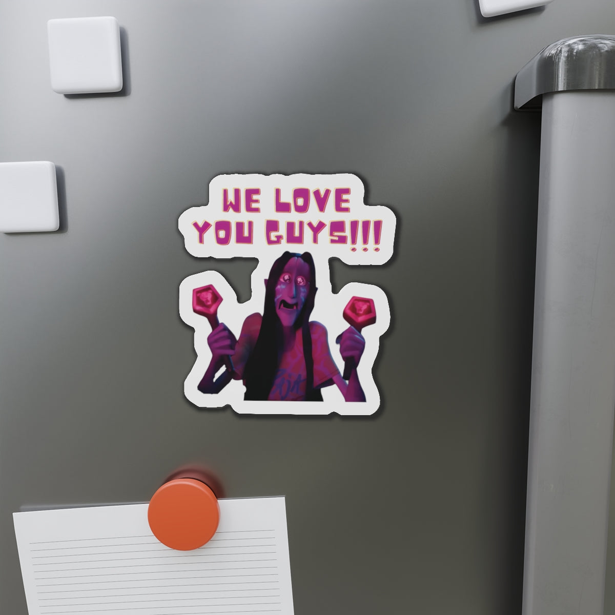 Kpop Demon Hunters Demon Saja Boys Fan We Love You Guys Magnet