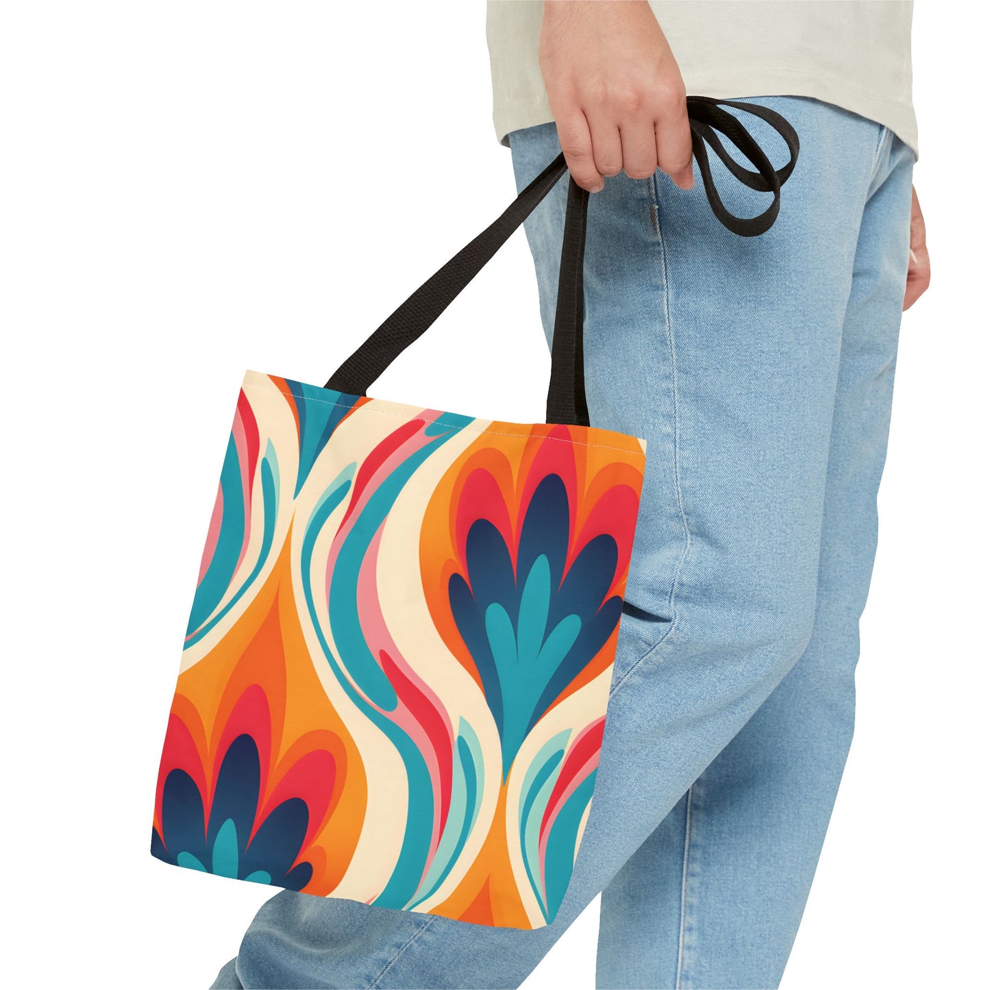 Retro Pattern Tote Bag Design 5