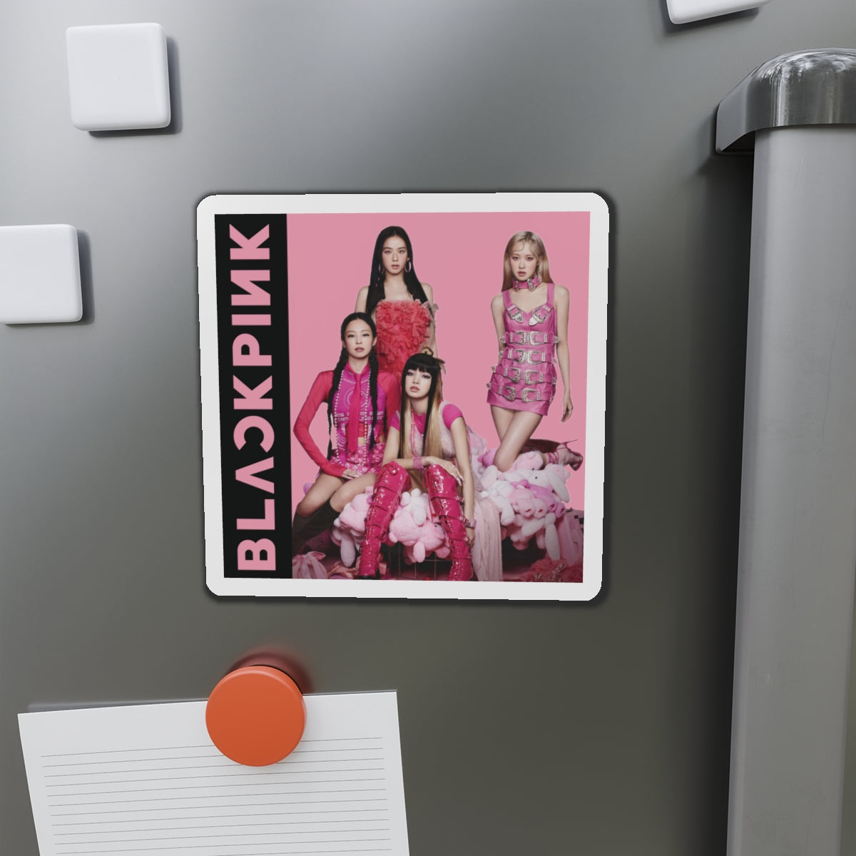 Black Pink Group Pink Magnet
