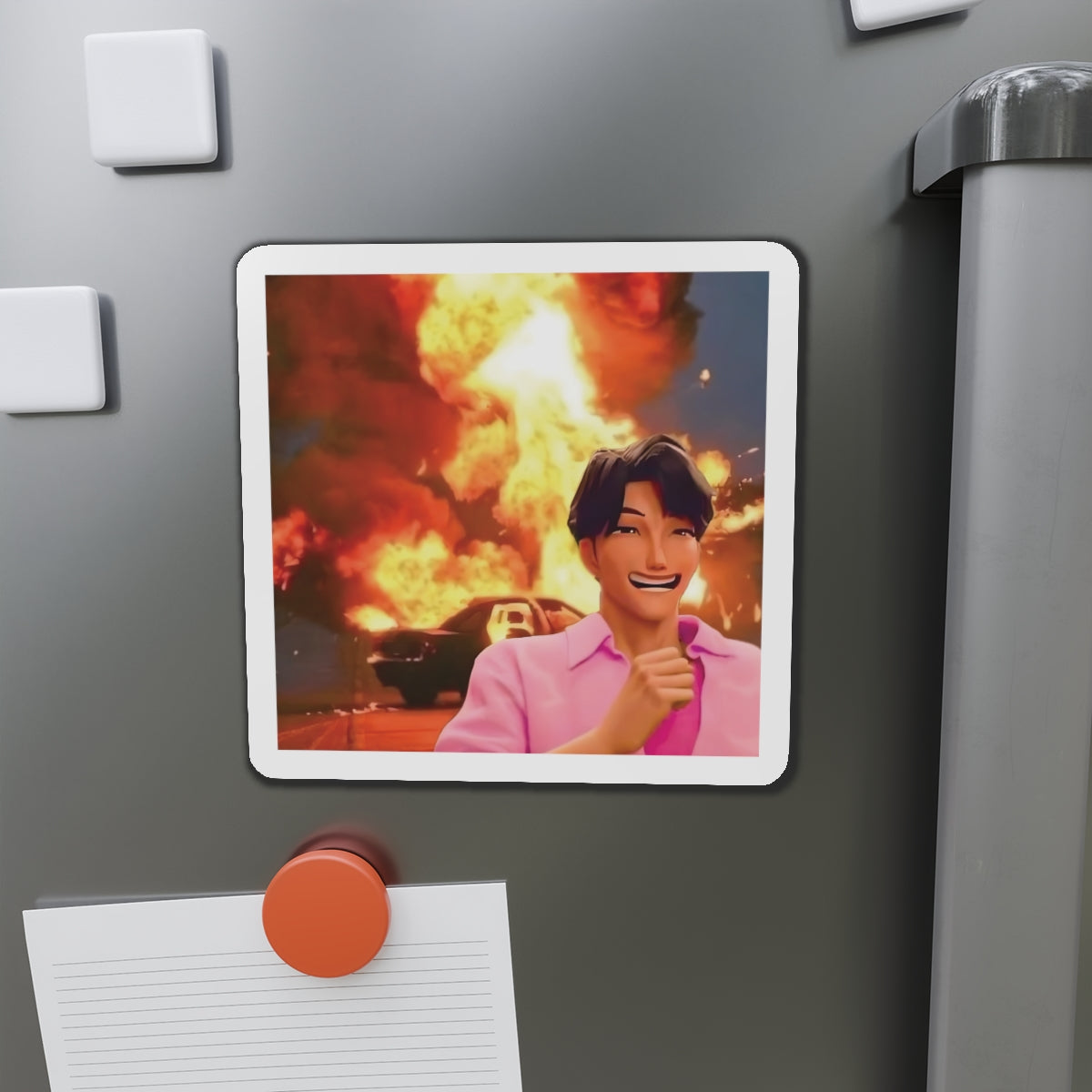 Kpop Demon Hunters Saja Boys Jinu Running From Rumi Meme Magnet