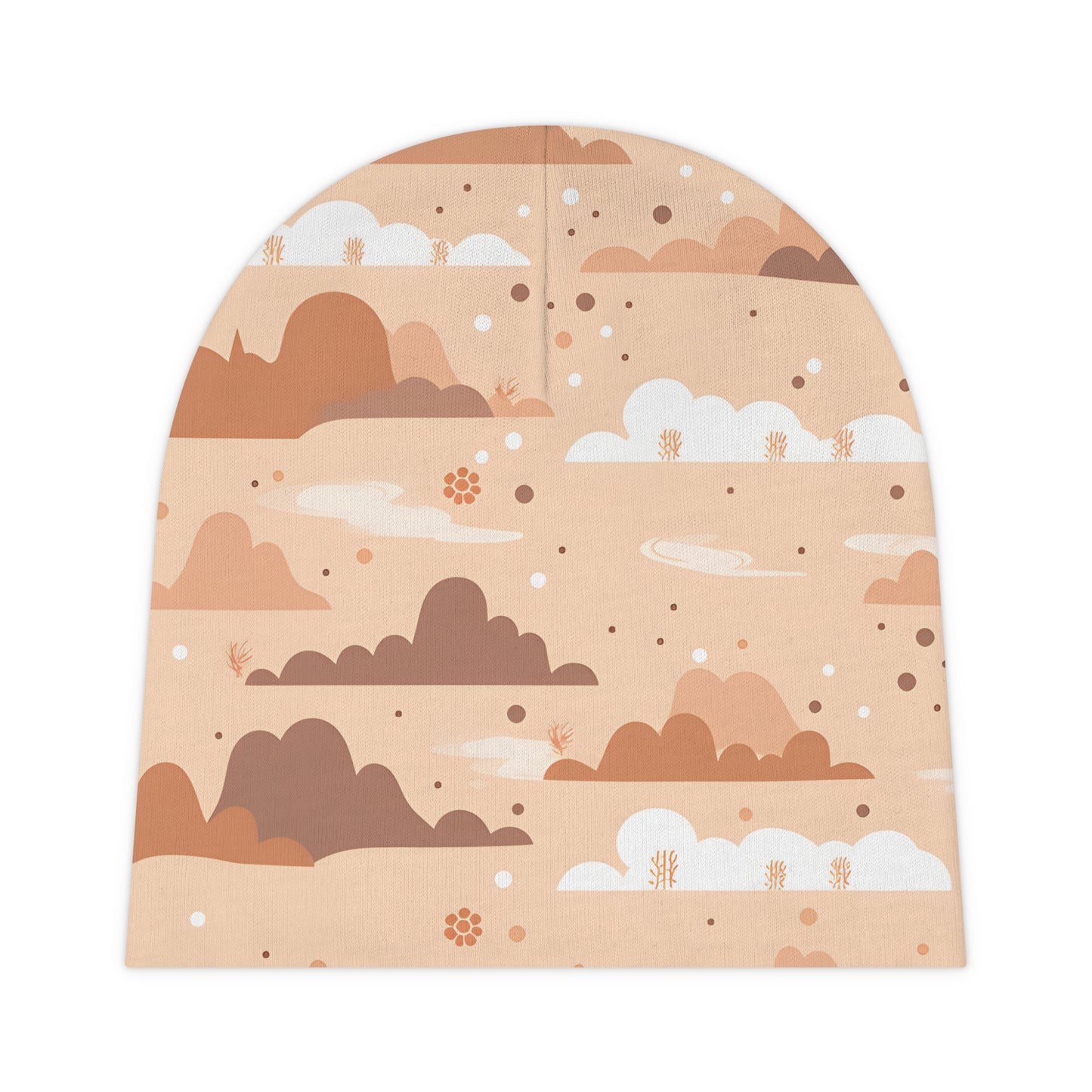 Baby Beanie Hat Desert Clouds Design