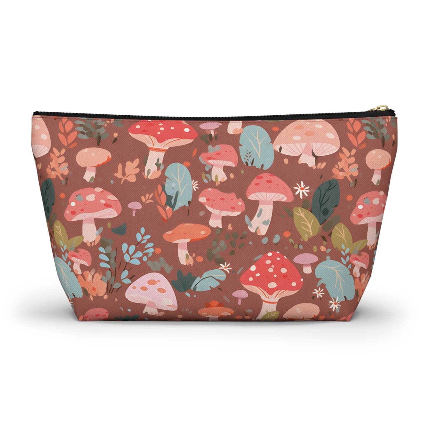 Mushroom Pattern Travel Bag Design 1