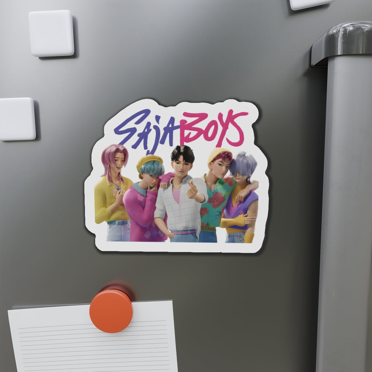 Kpop Demon Hunters Saja Boys Poster Magnet