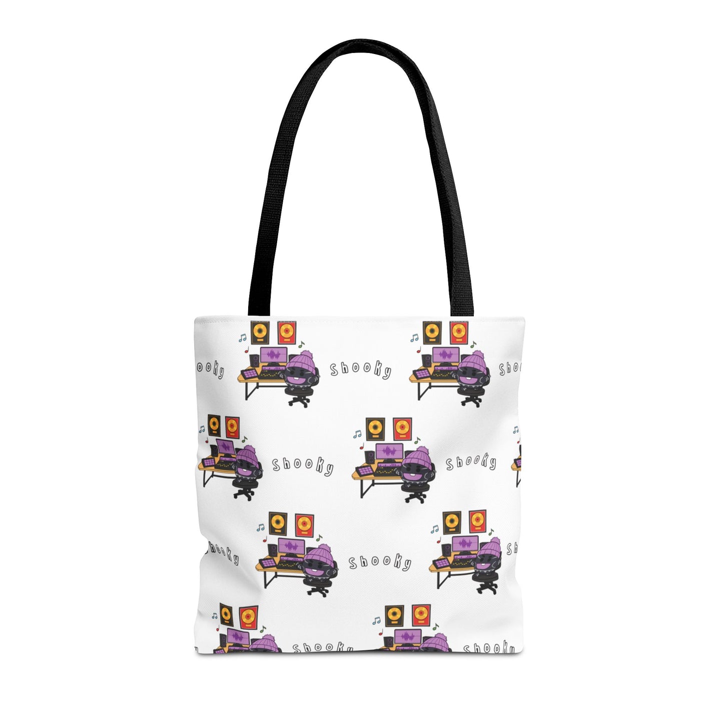 BT21 Shooky White Tote Bag Pattern Design