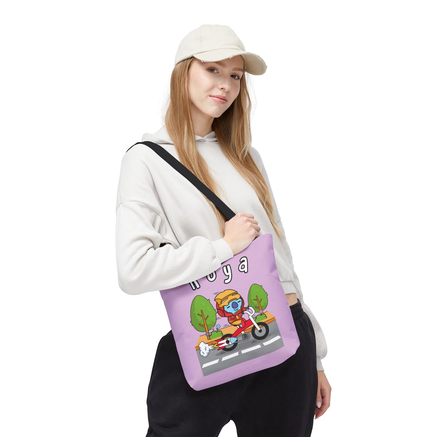 BT21 Koya Purple Tote Bag Single Design