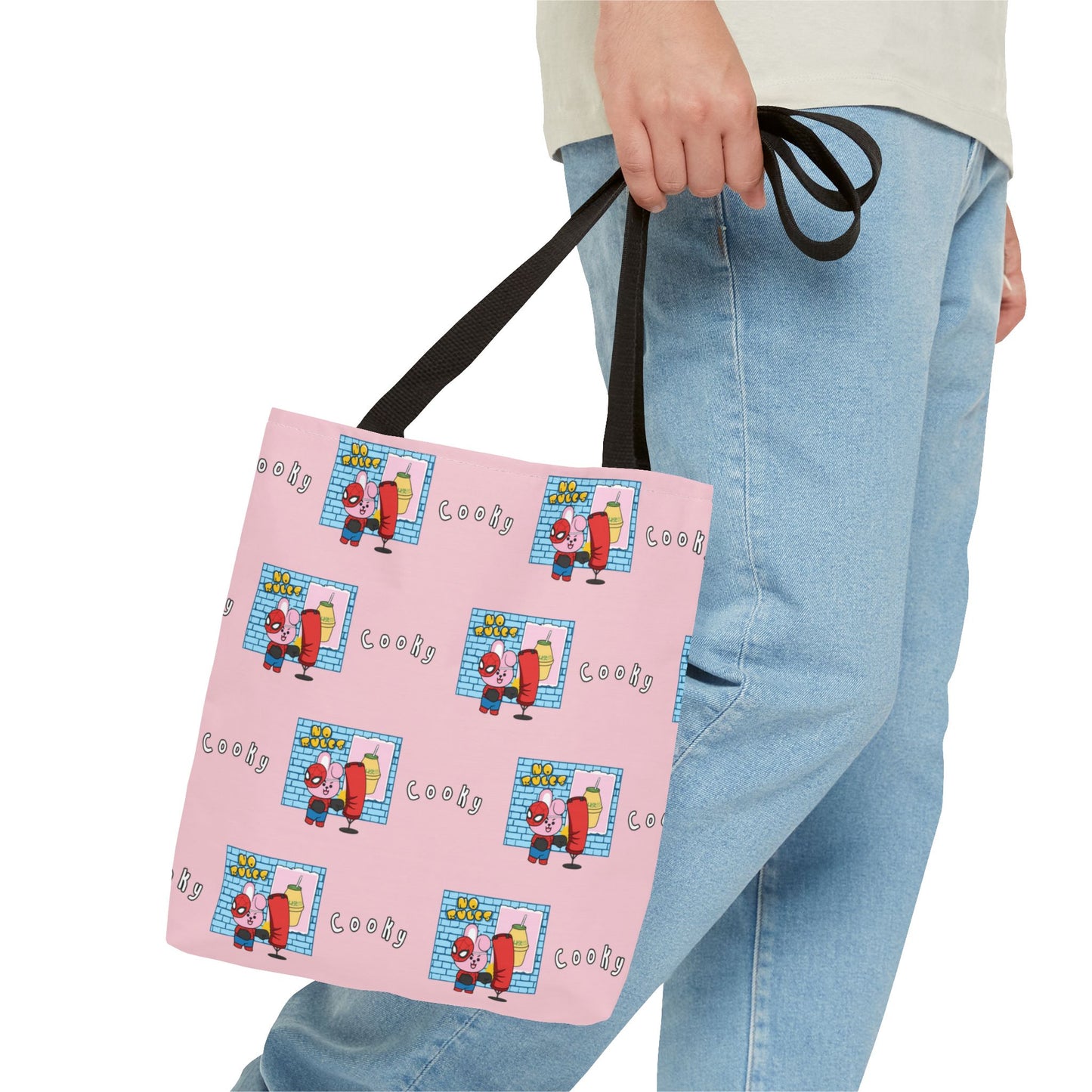 BT21 Cooky Pink Tote Bag Pattern Design