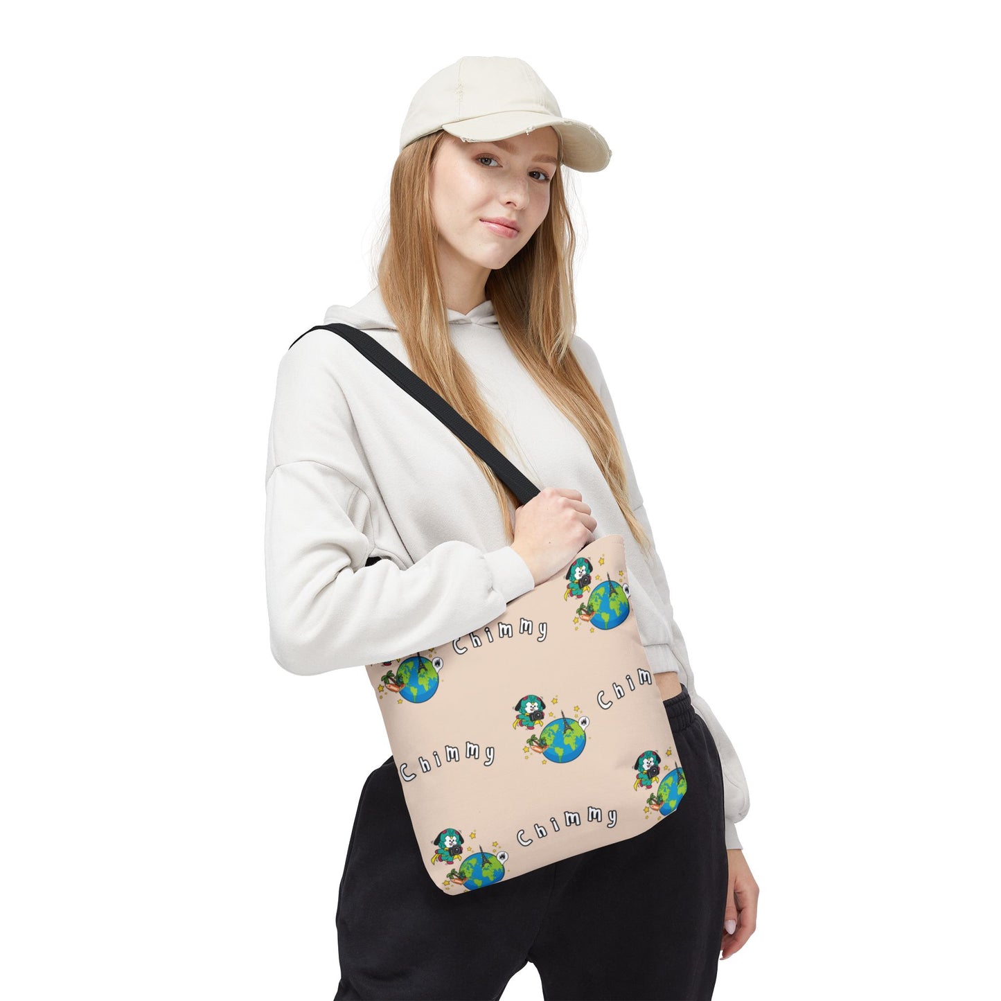 BT21 Chimmy Beige Tote Bag Pattern Design