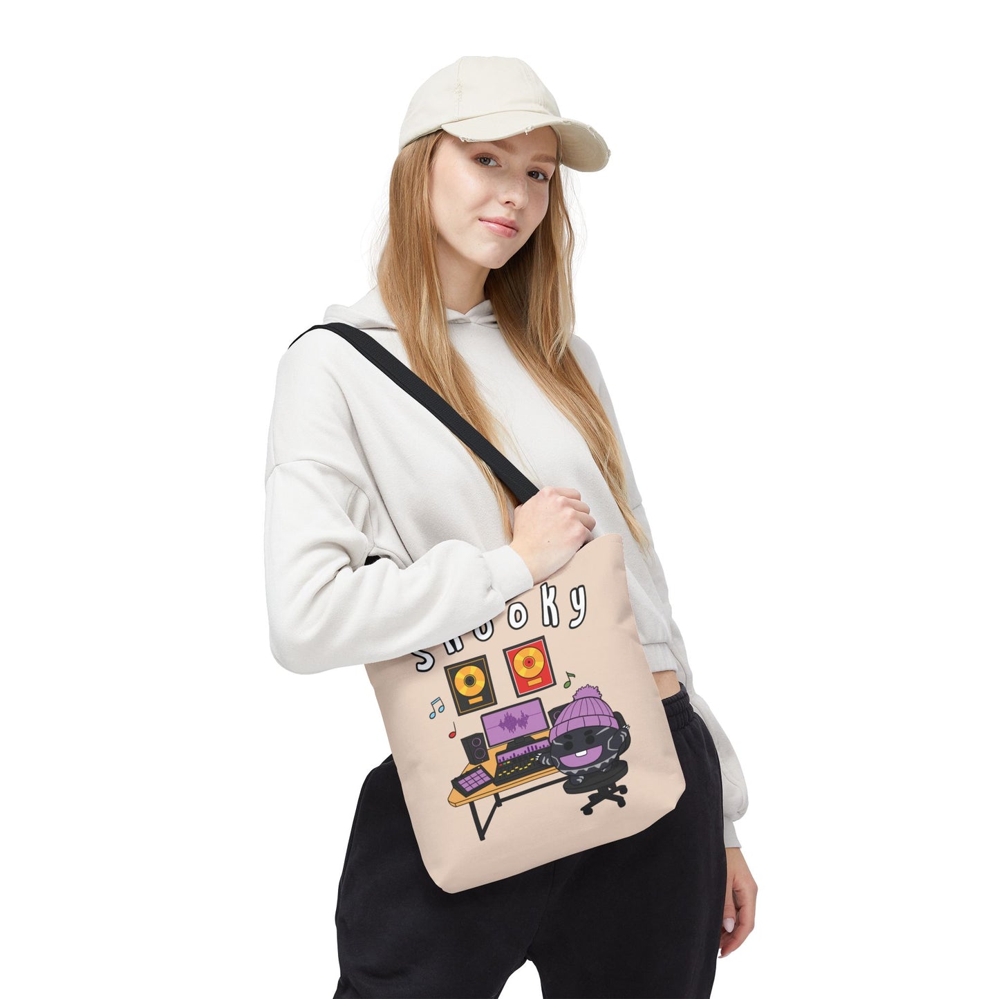 BT21 Shooky Beige Tote Bag Single Design