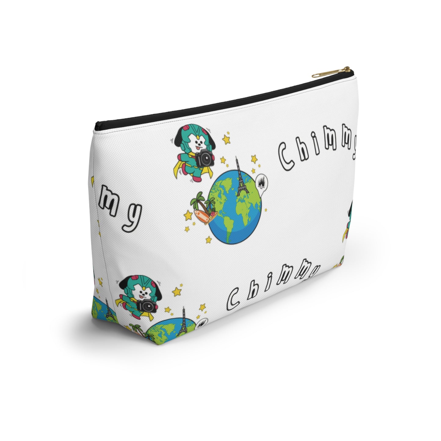 BT21 Chimmy White Pattern Travel Bag