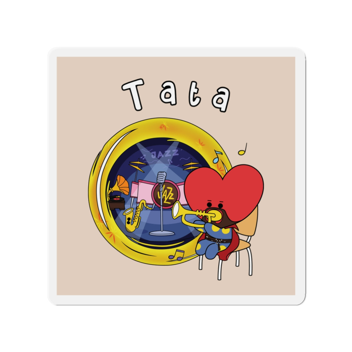 BT21 Tata Beige Magnet