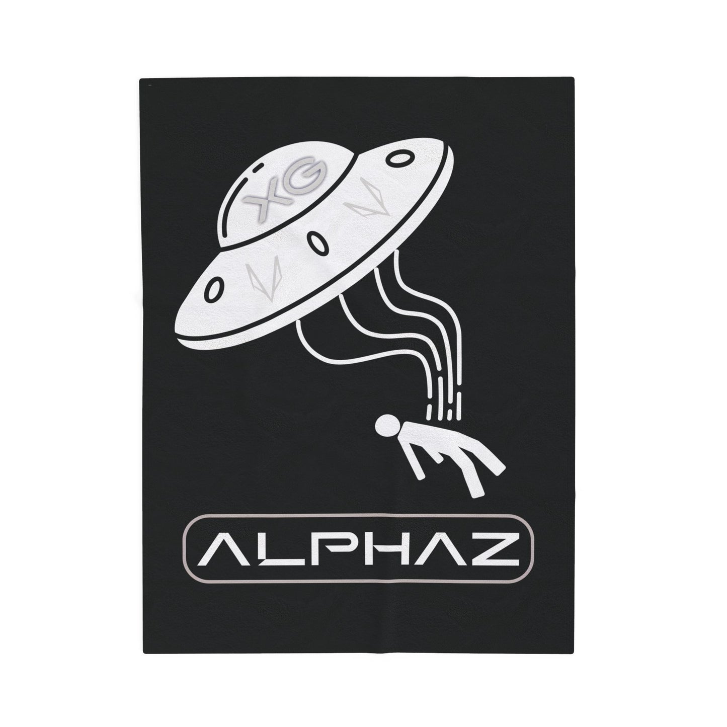 Black XG Alphaz Spaceship Blanket