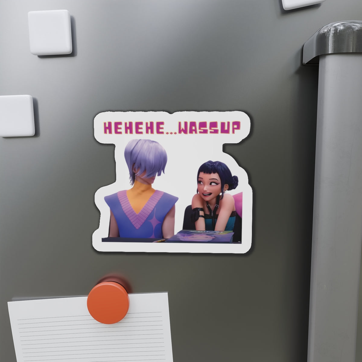 Kpop Demon Hunters Huntrix Zoey Saja Boys Mystery Zoeystery Fan Signing Magnet