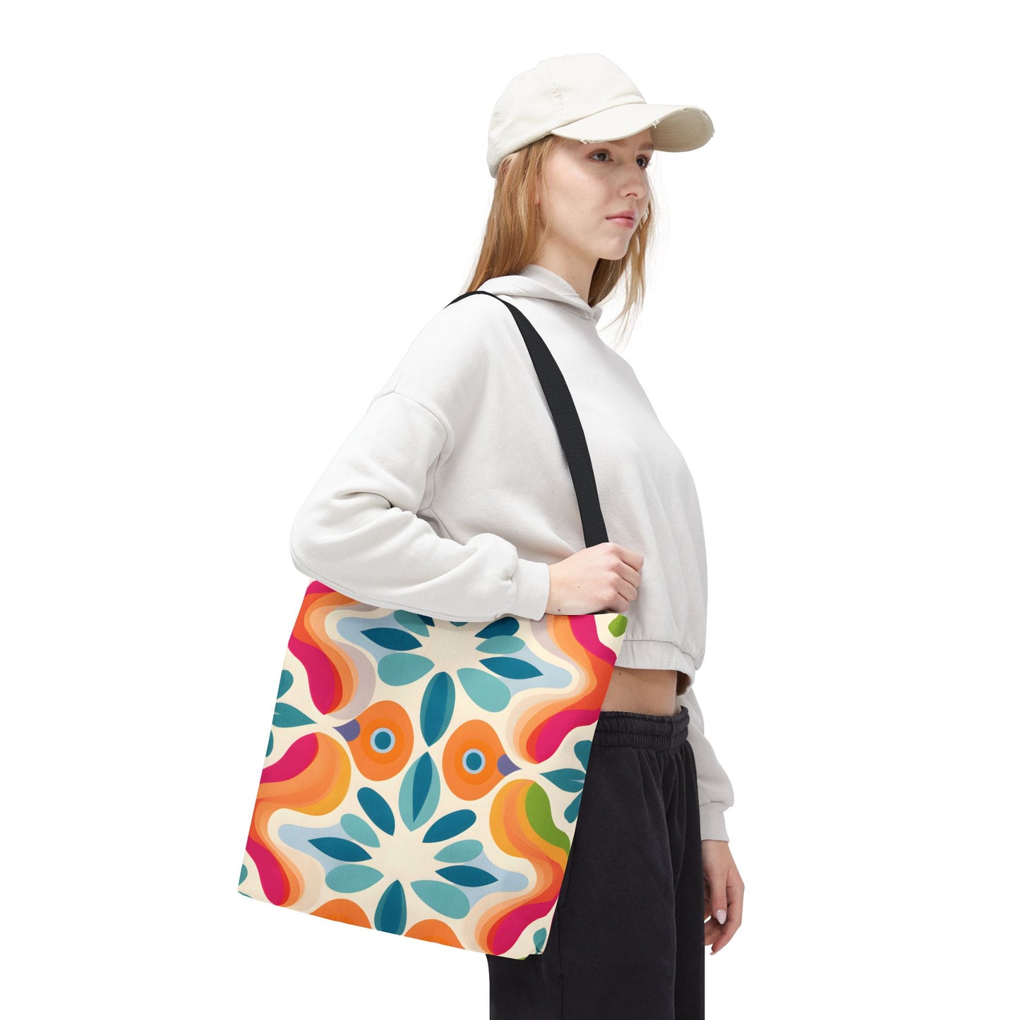 Retro Pattern Tote Bag Design 11