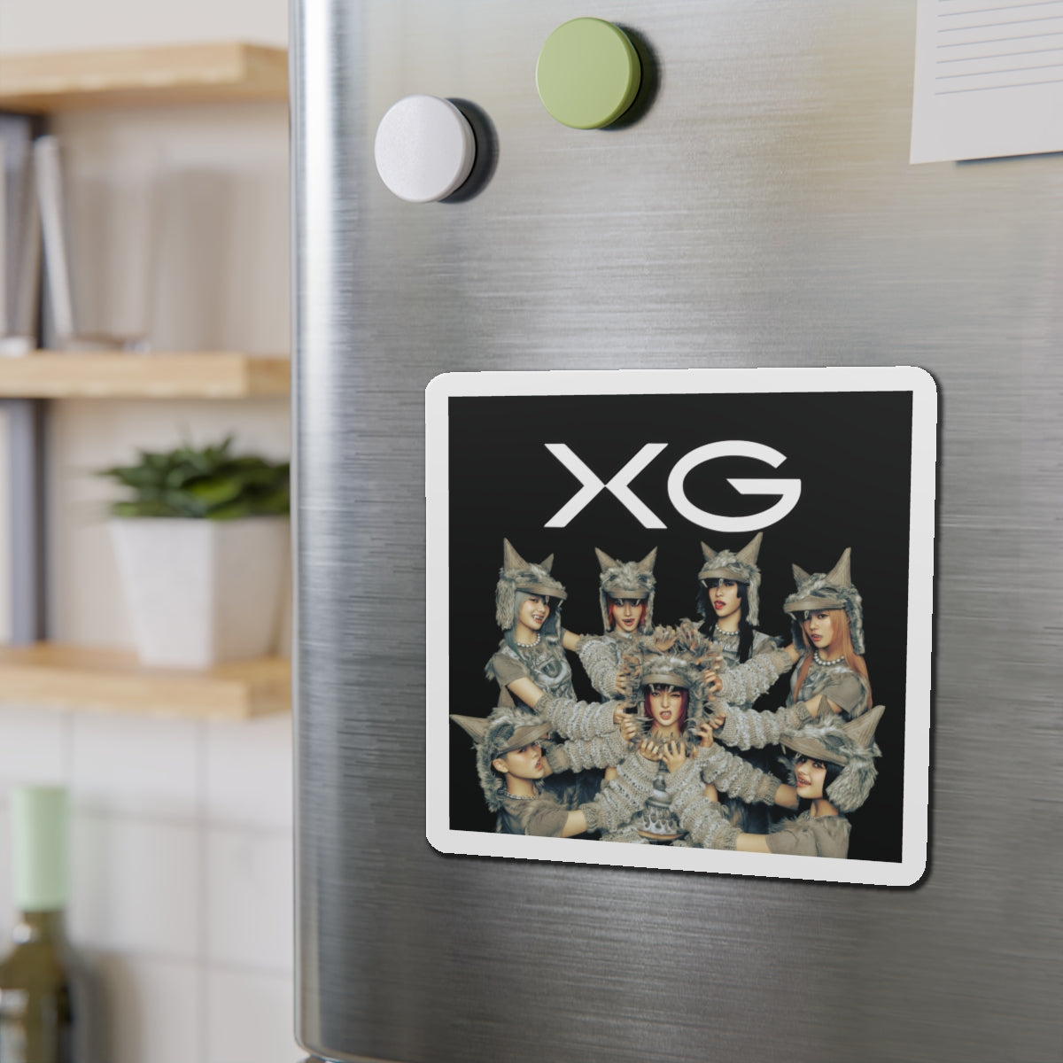 Black BG XG Woke Up Magnet 2