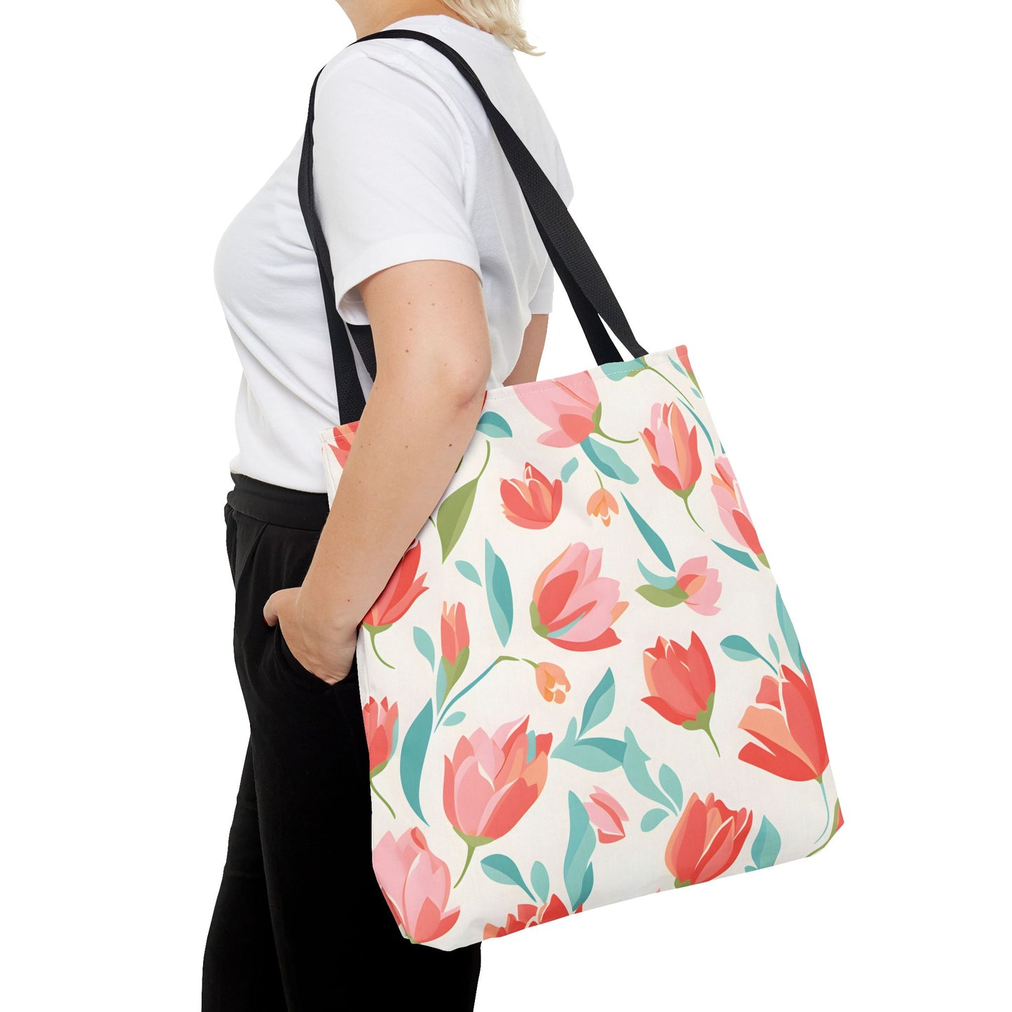 Tulips Pattern Tote Bag Design 8