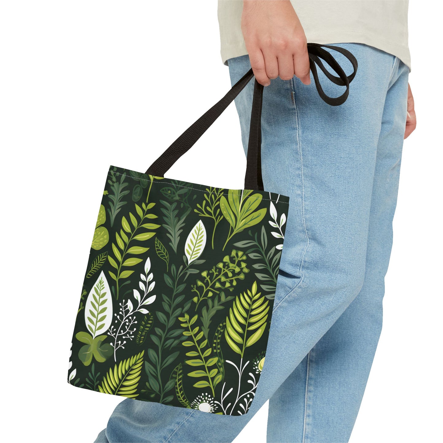 Plant Pattern Tote Bag Design 10