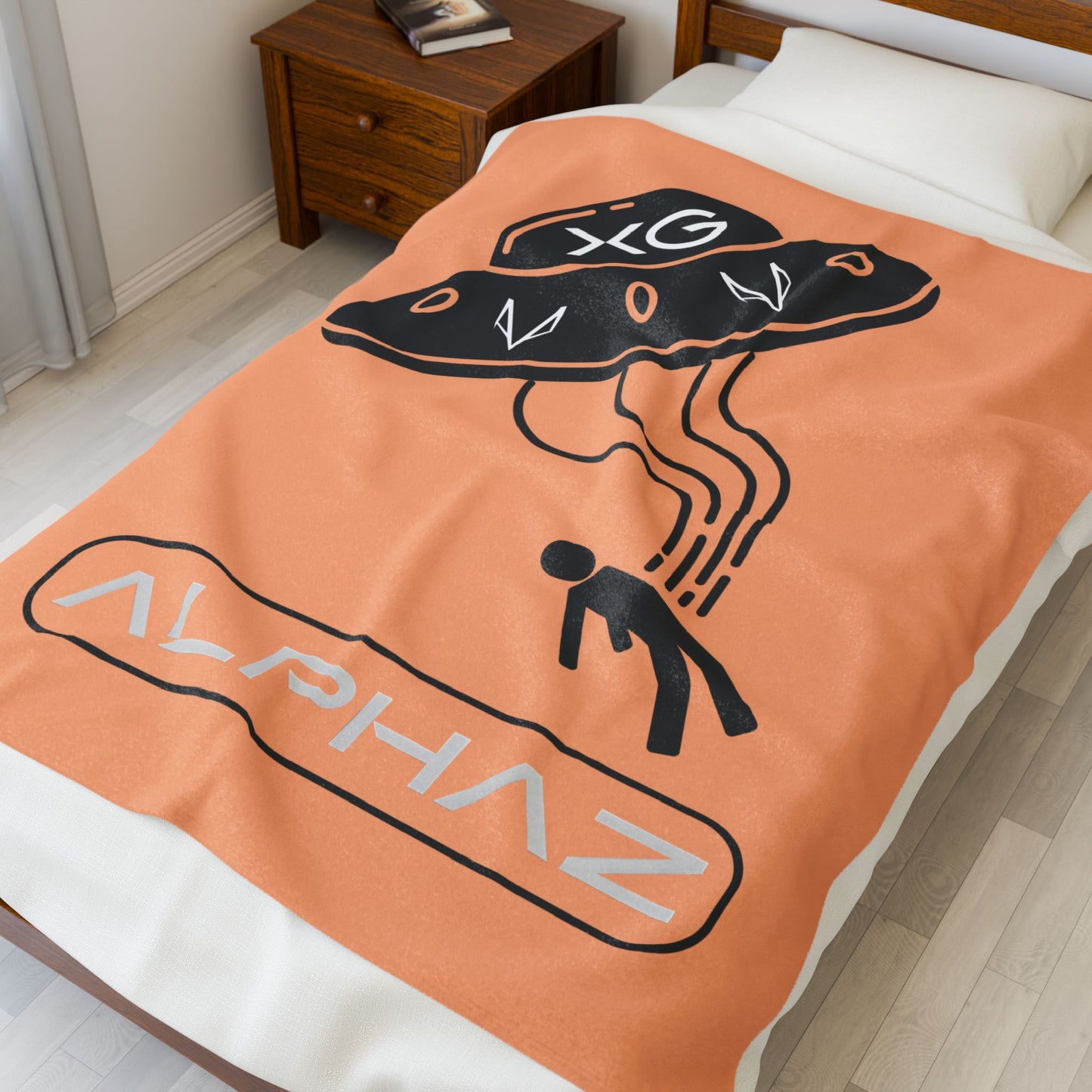 Orange XG Juria Spaceship Blanket