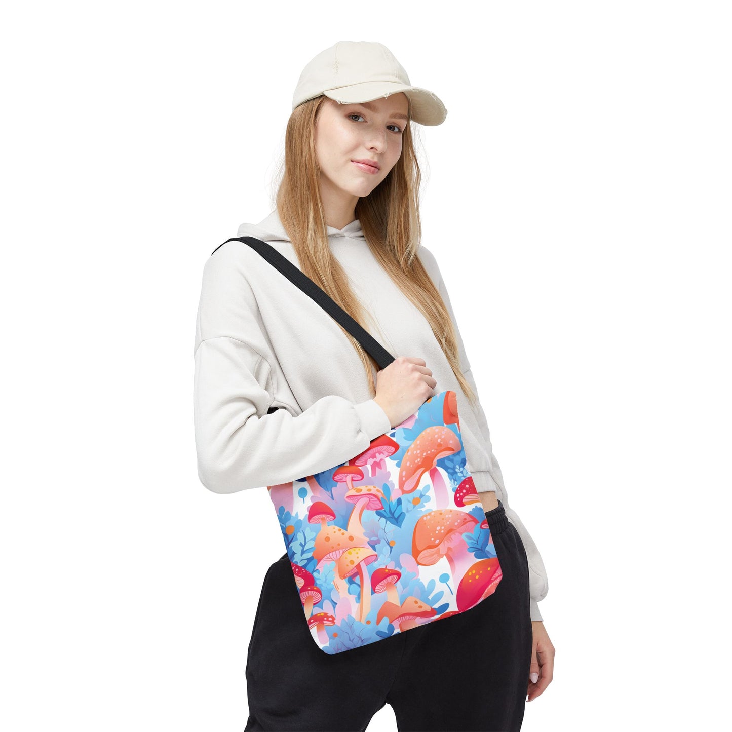 Mushroom Pattern Tote Bag Design 2