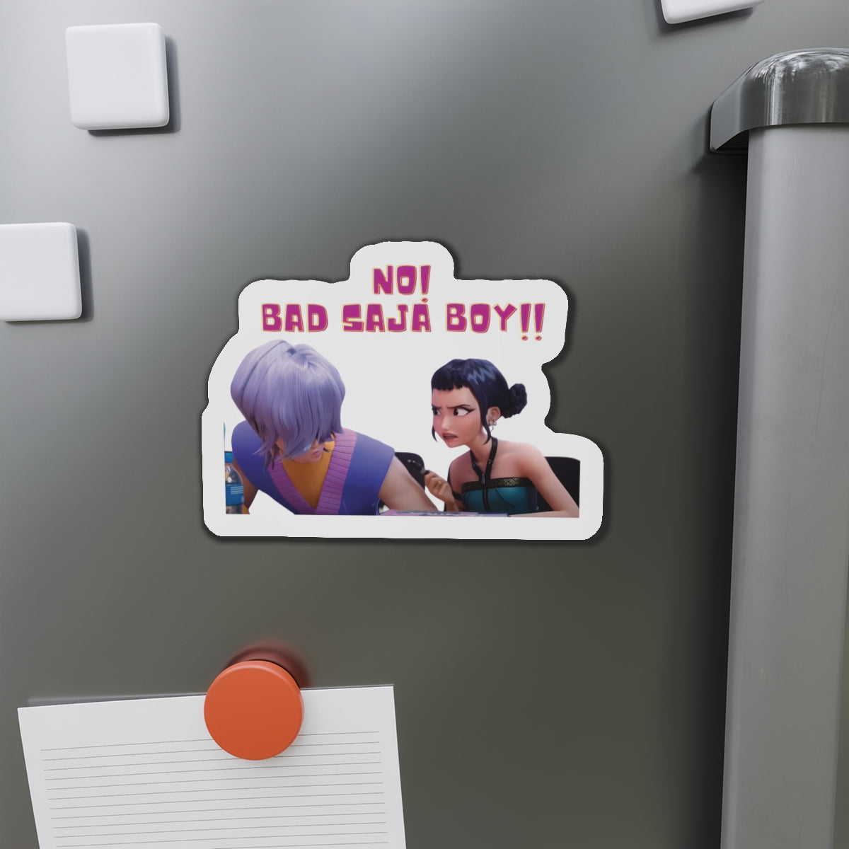 Kpop Demon Hunters Huntrix Zoey Saja Boys Mystery Zoeystery Bad Saja Boy Magnet