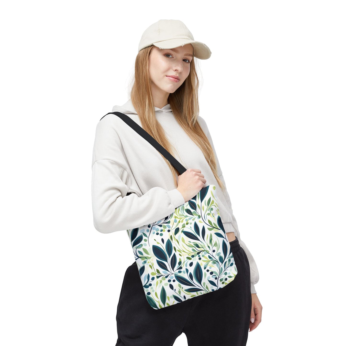 Plant Pattern Tote Bag Design 11