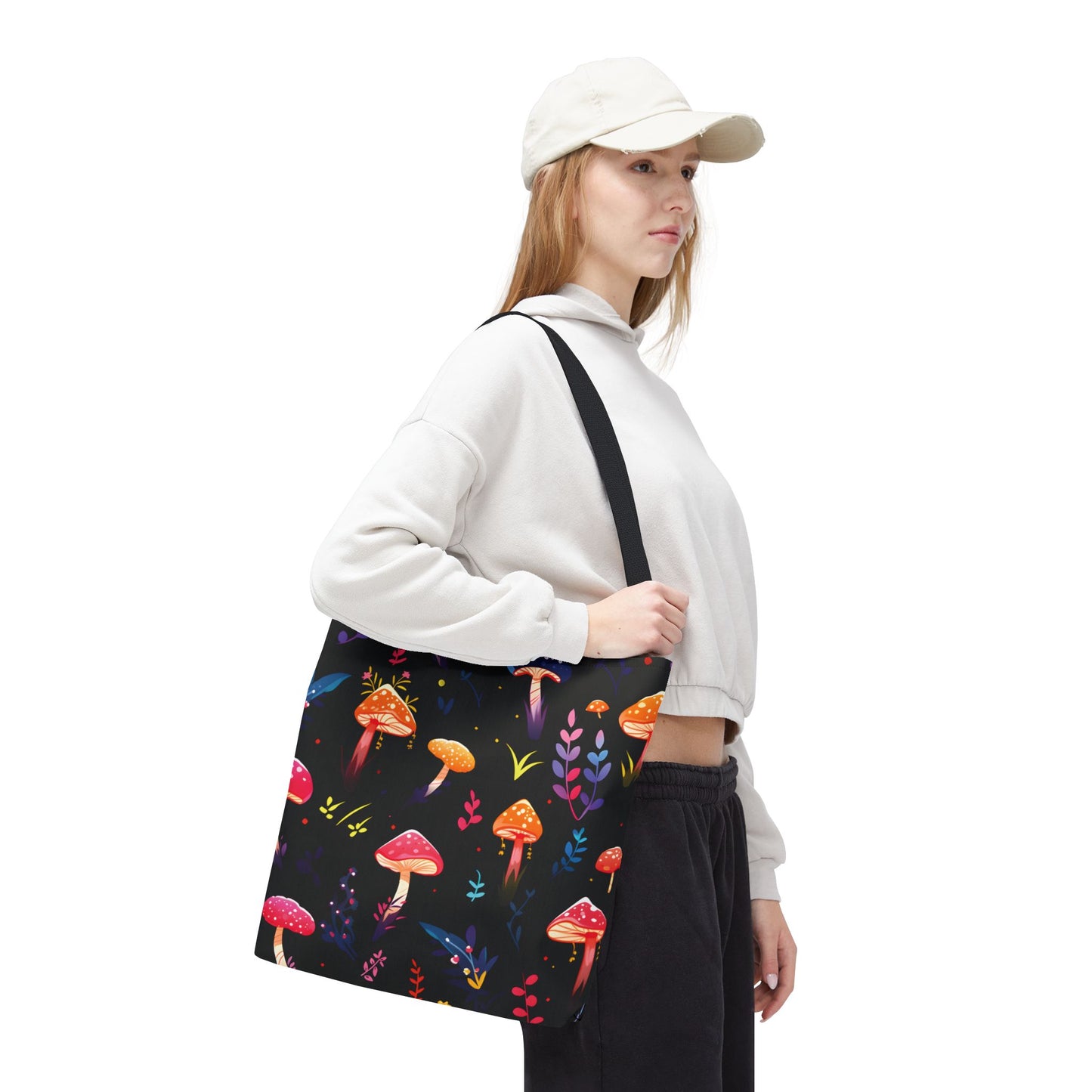 Mushroom Pattern Tote Bag Design 7