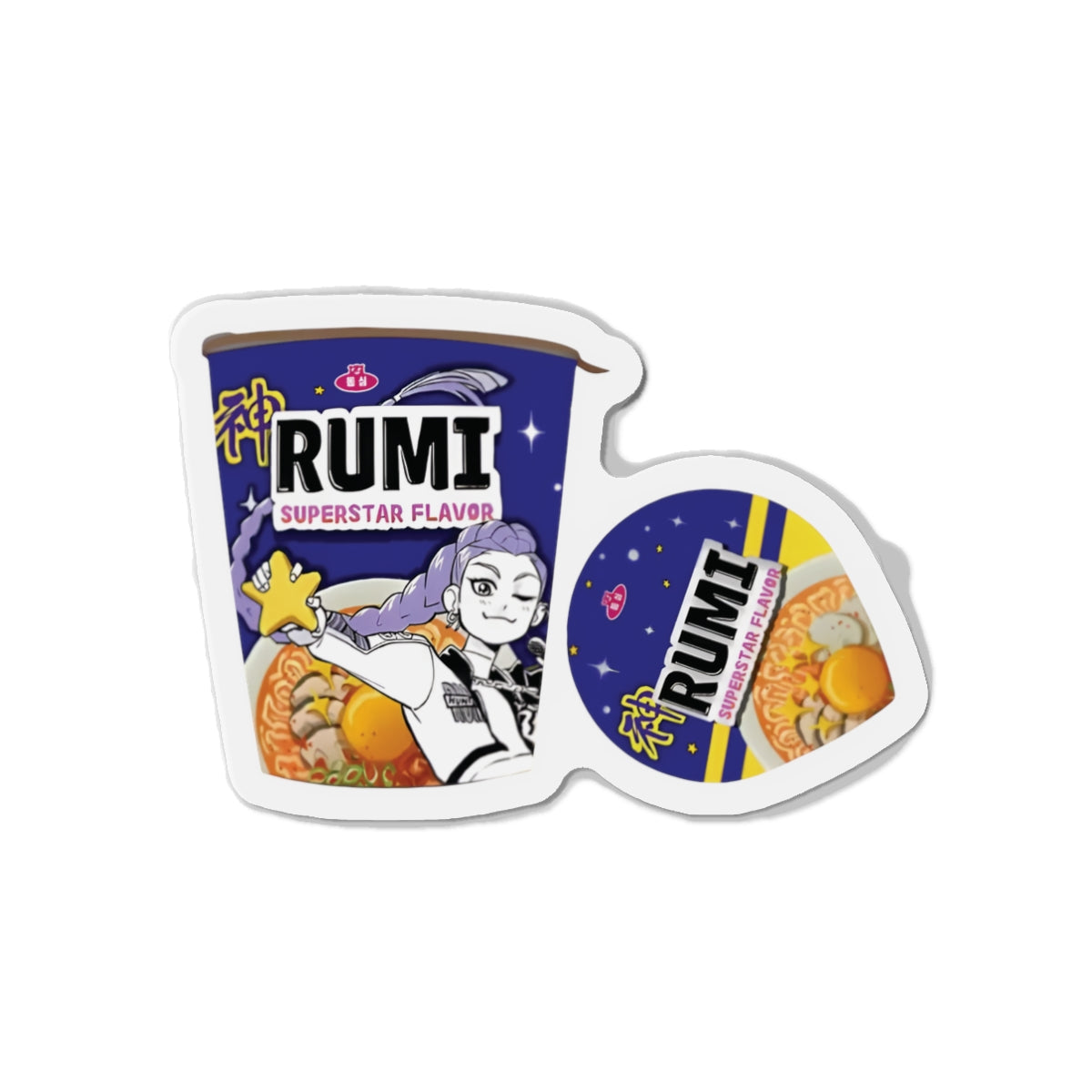 Kpop Demon Hunters Huntrix Rumi Ramen Cup Magnet