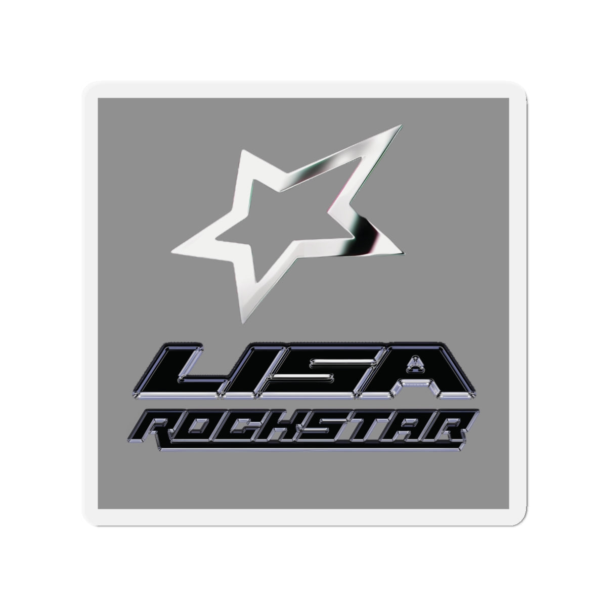 Lalisa Lisa Manoban Rockstar Album Logo Magnet