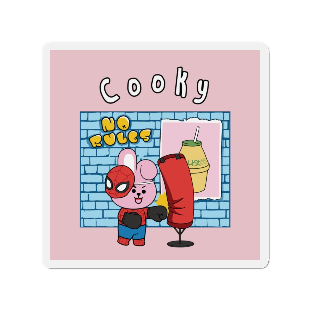 BT21 Cooky Pink Magnet