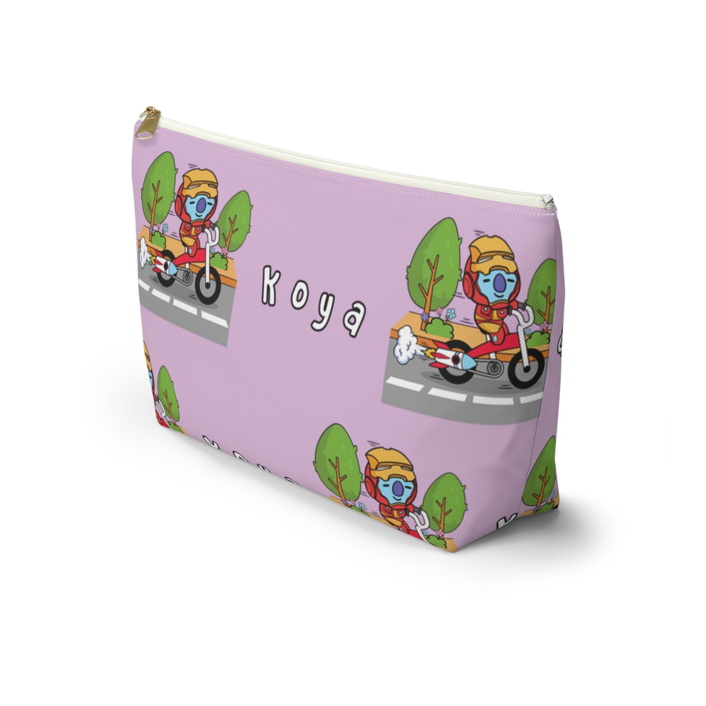 BT21 Koya Purple Pattern Travel Bag