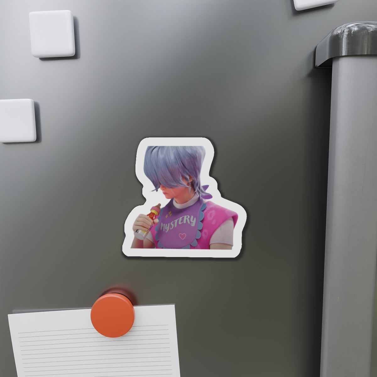 Kpop Demon Hunters Saja Boys Mystery Is History Hot Sauce Challenge Magnet