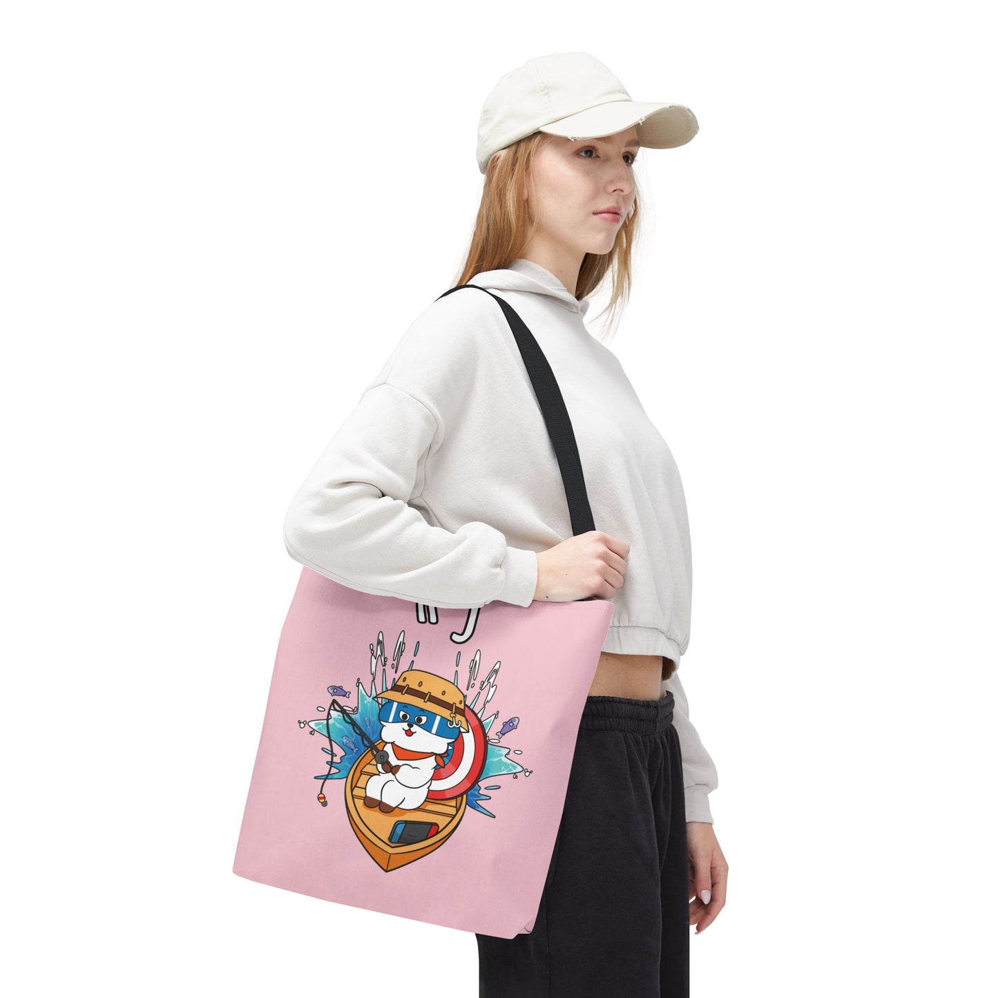 BT21 RJ Pink Tote Bag Single Design