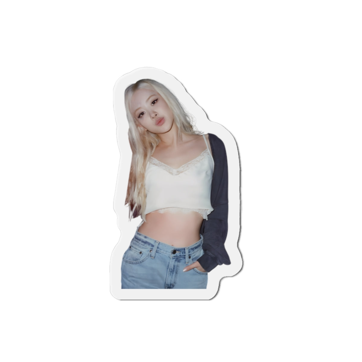 Rosé Park Blackppink Gift for Rosie Fans Magnet Design 4