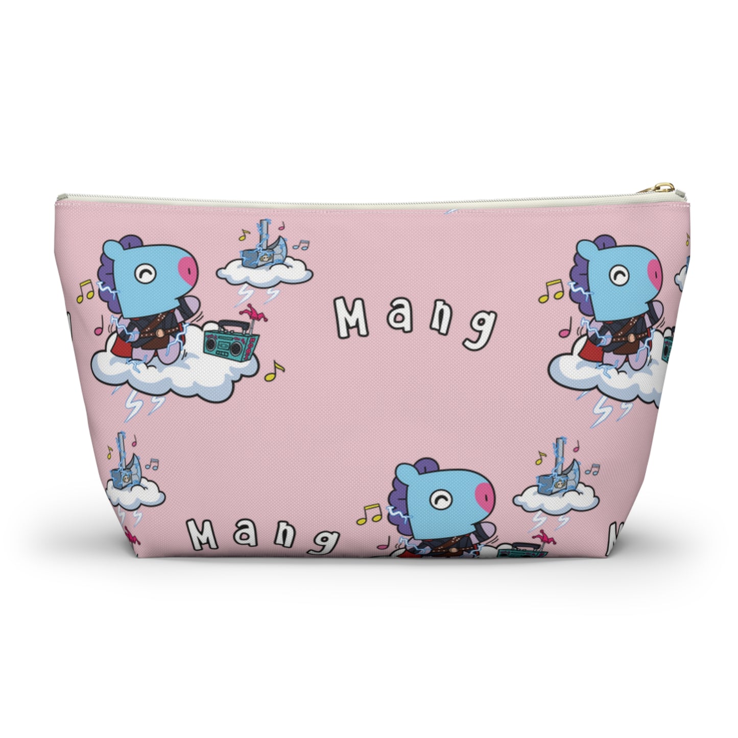 BT21 Mang Pink Pattern Travel Bag