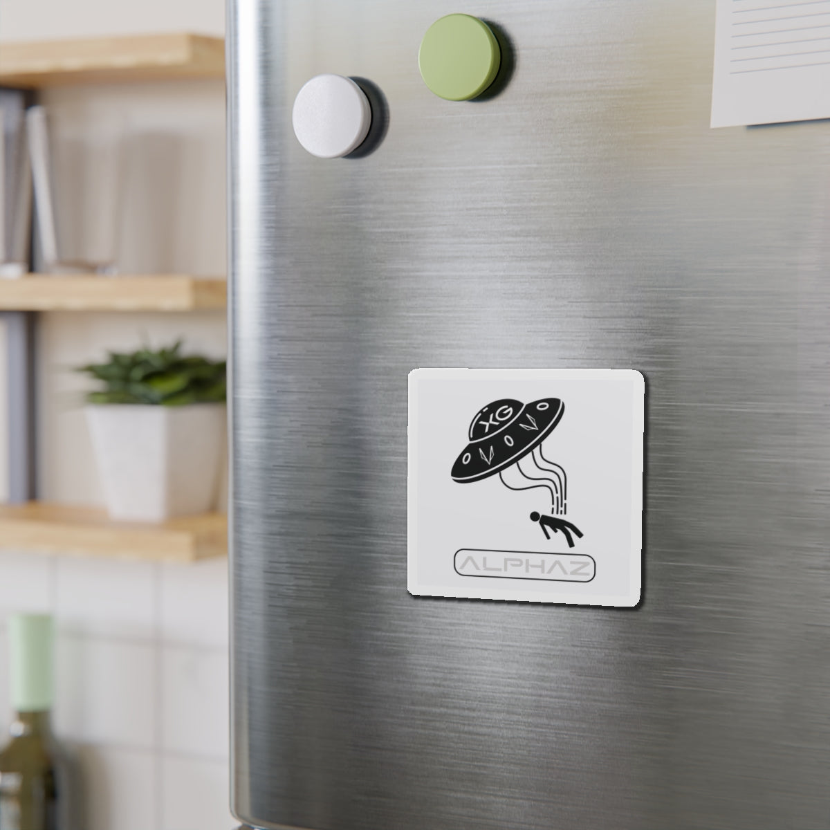 Light Gray XG Jurin Spaceship Magnet