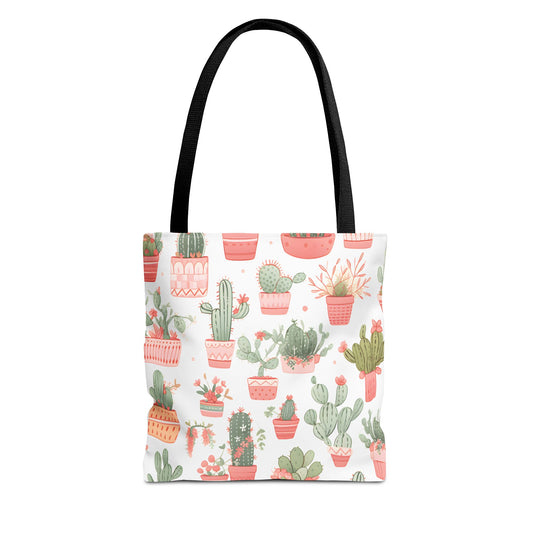 Cactus Pattern Tote Bag Design 6