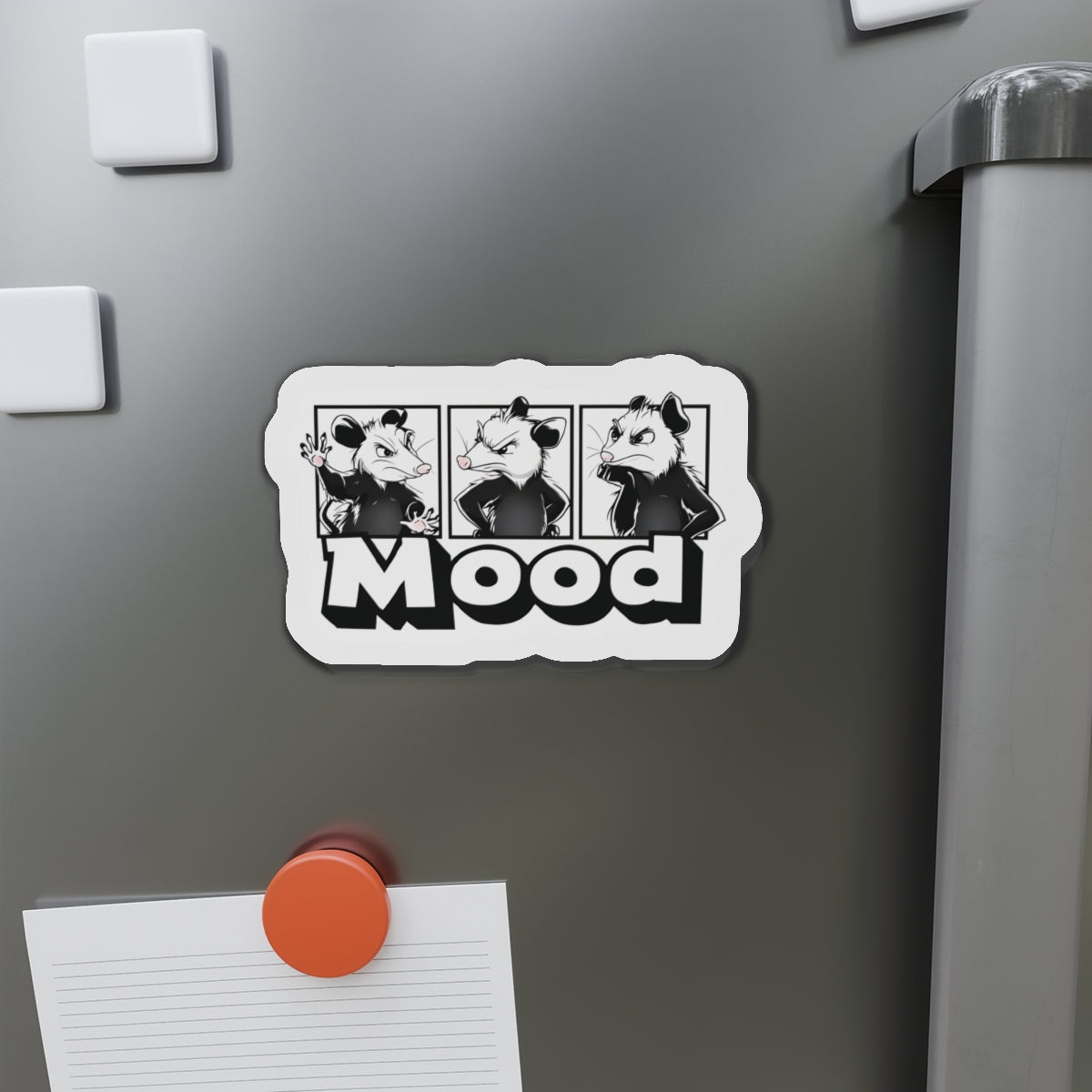 Possum Annoyed Mood Magnet - Funny & Relatable