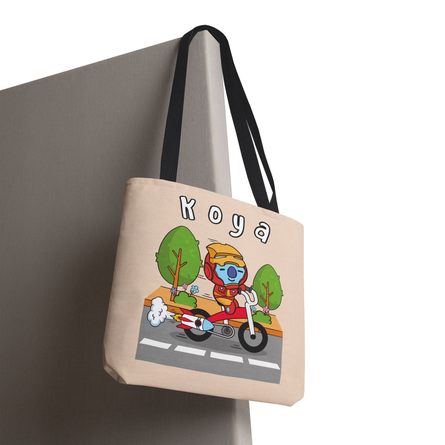 BT21 Koya Beige Tote Bag Single Design