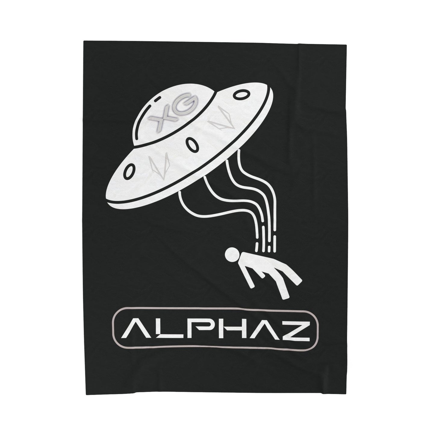 Black XG Alphaz Spaceship Blanket