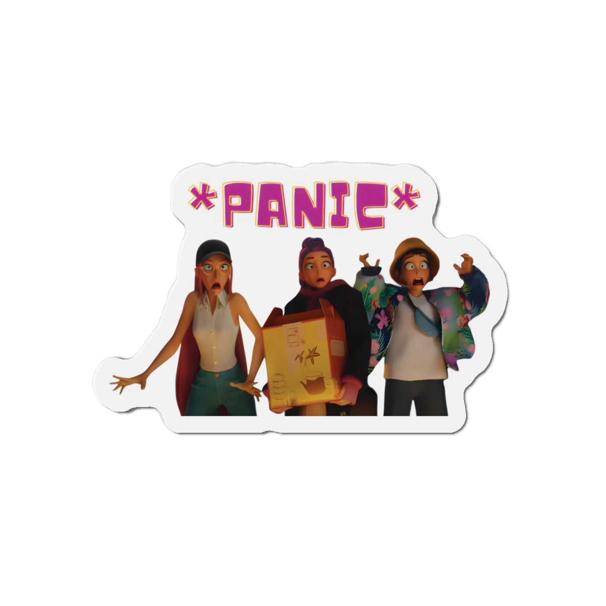 Kpop Demon Hunters Huntrix Rumi Mira Zoey Alley Quick Hide Pose 2 Magnet